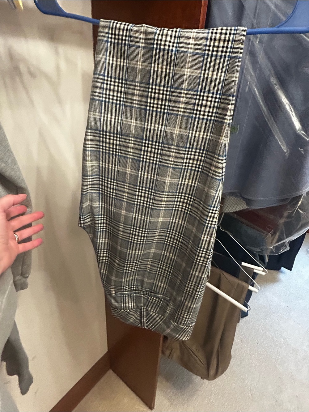 New York & Company Gray Plaid women’s Dress Pants